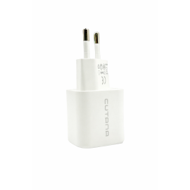 Мережевий адаптер  Сutana 20w GaN  з  виходами USB та Type-C