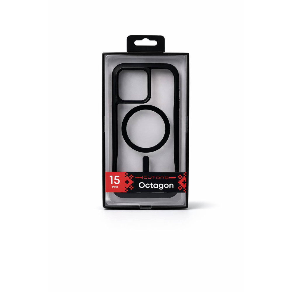 Захисний чохол для iPhone 15 Pro, Octagon, MagSafe, Cutana