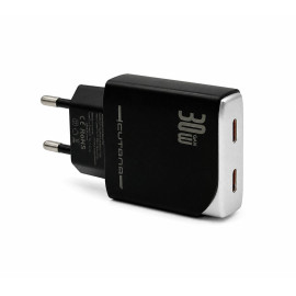 Мережевий адаптер CUTANA Travel GaN 30W USB-C + USB-C  ТМ Катана