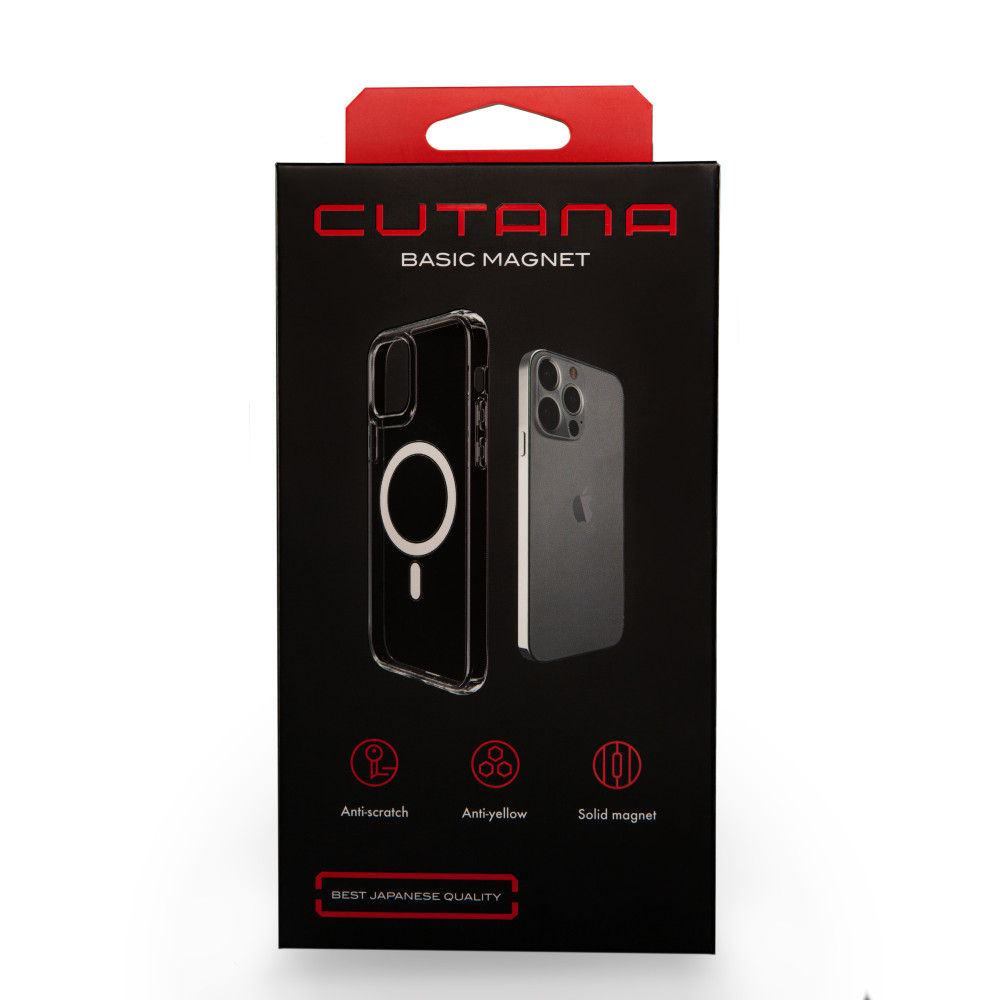 Захисний чохол для iPhone 14 plus, прозорий, MagSafe, Cutana