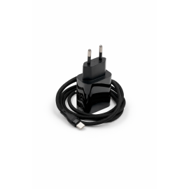 Комплект зарядний пристрій 20W USB-A/USB-C + кабель для зарядки USB-C - USB-C плетений, Cutana
