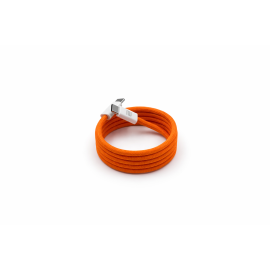 Кабель магнітний USB-C - USB-C ТМ Cutana 1 метр, для зарядки, Помаранчевий