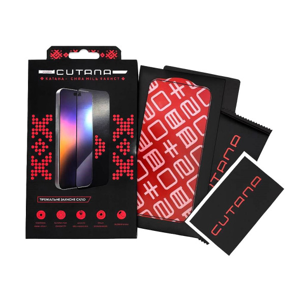 Преміальне захисне скло в коробці ТМ Катана для ip 18 Pro